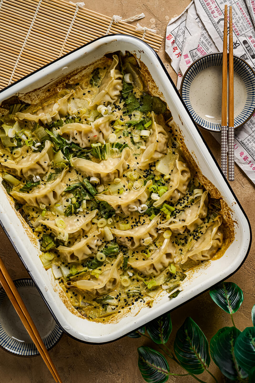Gyoza ovenschotel